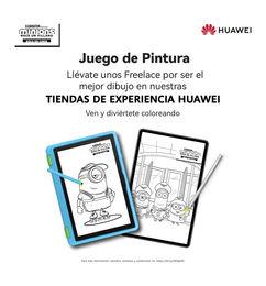 Ofertas de Concurso Huawei Minions Juego de Pintura: Gana unos audífonos Freelace