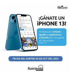 Ofertas de Sorteo de iPhone 13 CC Buenavista Barranquilla